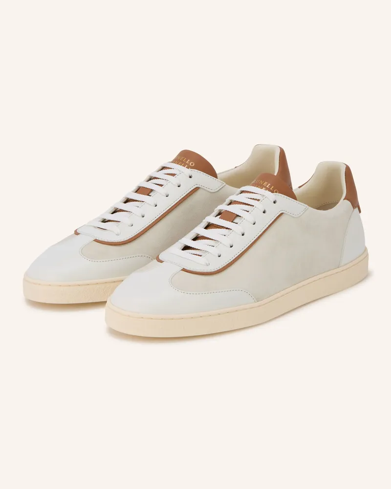 Brunello Cucinelli Sneaker weiss Creme