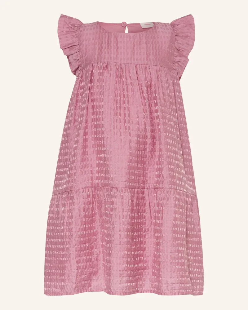 S.Oliver Kleid mit Rüschen Lila