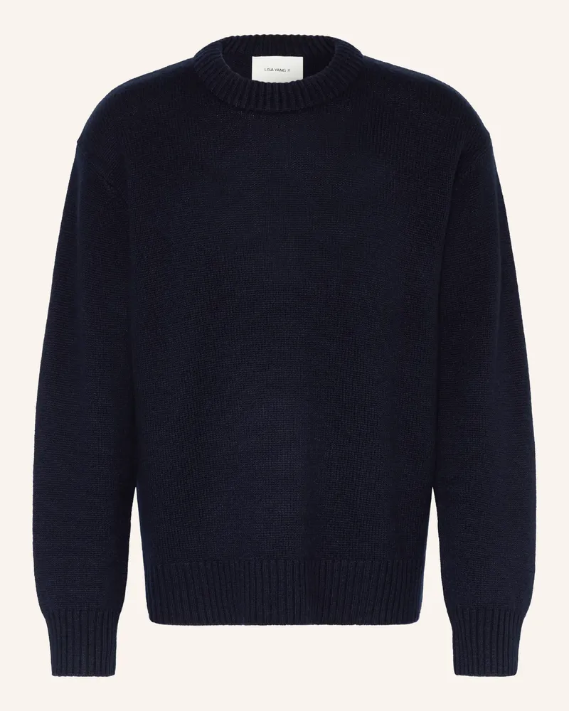 Lisa Yang Cashmere-Pullover KRISTIAN Dunkelblau