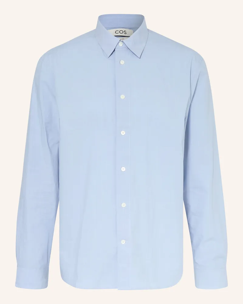COS Hemd Relaxed Fit blau Hellblau