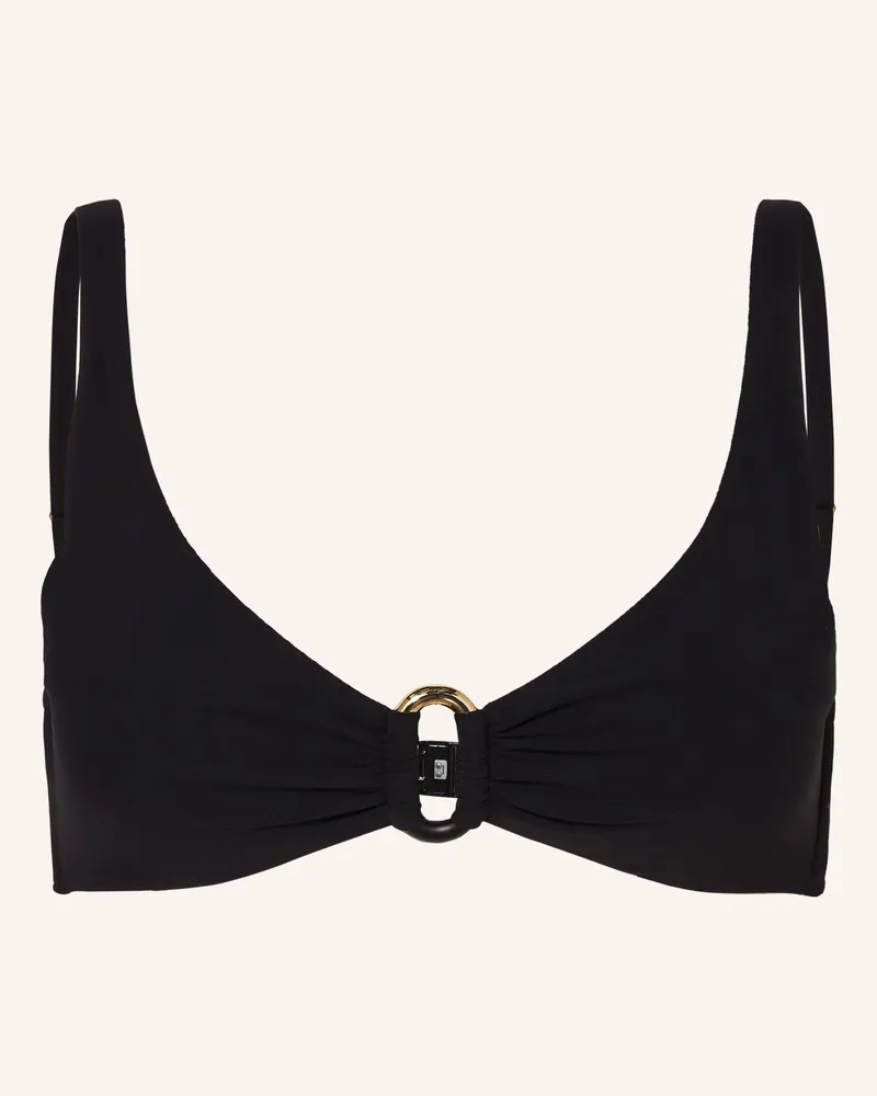 Maryan Mehlhorn Bralette-Bikini-Top Silhouet schwarz Schwarz