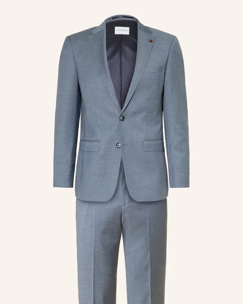 Roy Robson Anzug Slim Fit blau Blaugrau