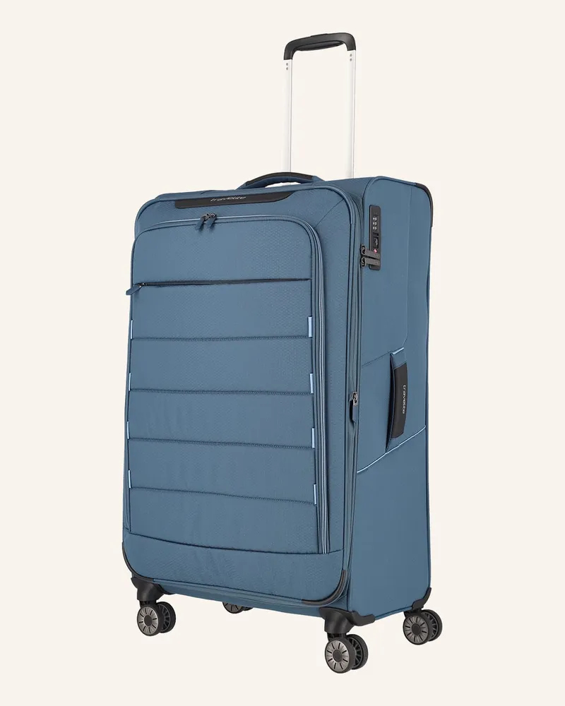 Travelite Trolley SKAII 4W L Blau