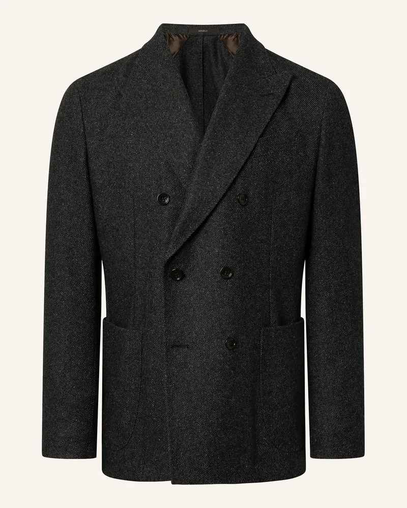 windsor. Sakko Salino Extra Slim Fit grau Dunkelgrau