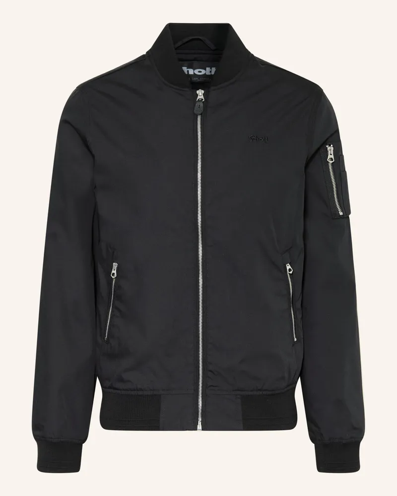 Schott N.Y.C Blouson Cabers schwarz Schwarz