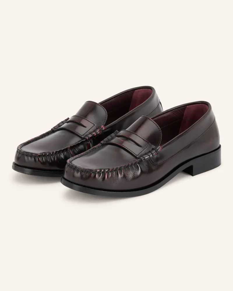 Alohas Penny-Loafer Rivet rot Dunkelrot