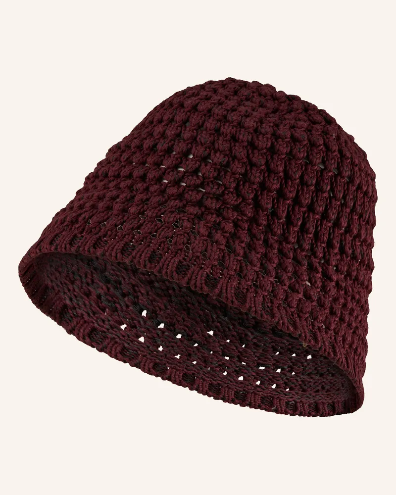 COS Bucket-Hat Dunkelrot