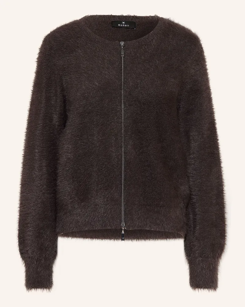 monari Strickjacke braun Dunkelbraun