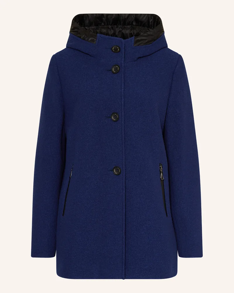 Gil Bret Bouclé-Jacke blau Blau