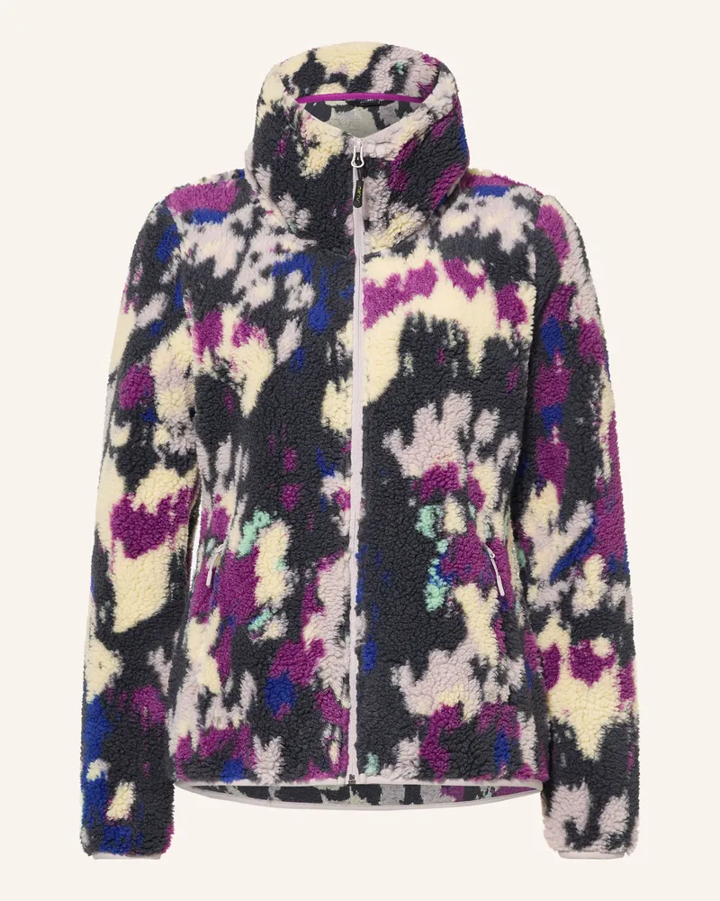 me°ru' Fleecejacke Bondy lila Khaki