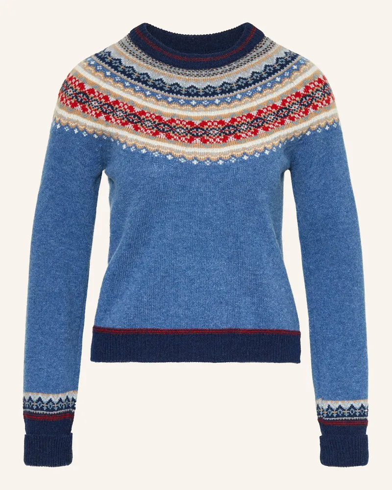 ERIBÉ Pullover Alpine blau Blau
