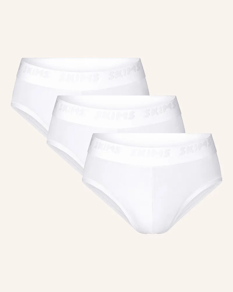 SKIMS 3er-Pack Slips SKIMS STRETCH Weiss