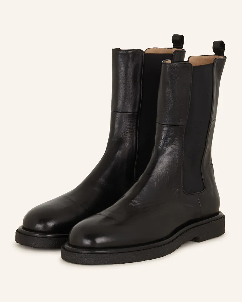 POMME D'OR Chelsea-Boots Carolee schwarz Schwarz