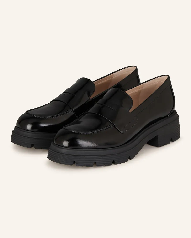 Stuart Weitzman Penny-Loafer Hudson Lite schwarz Schwarz