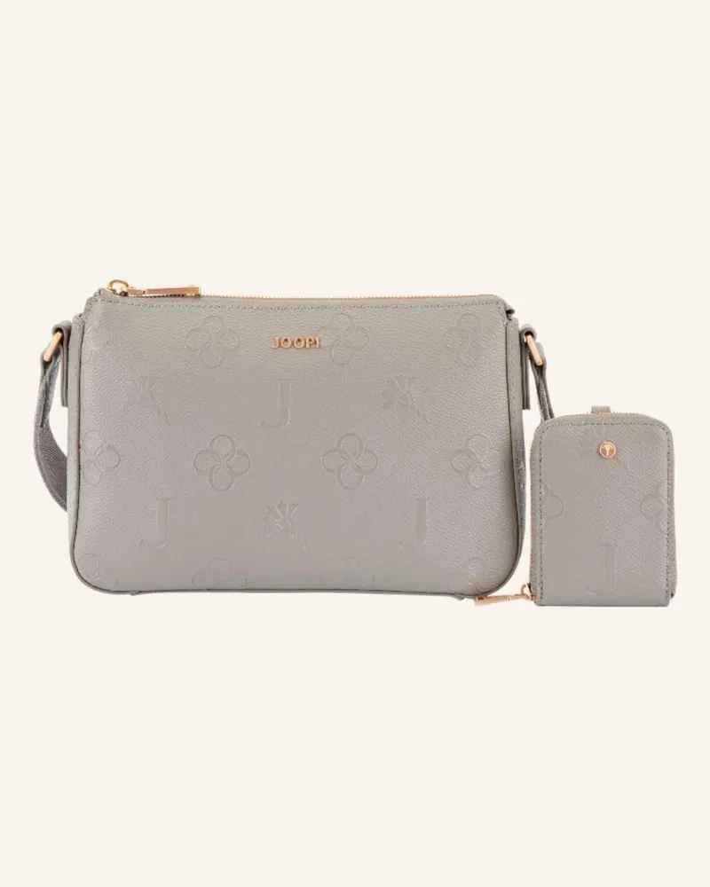 JOOP! Schultertasche Decoro Edition Jasmina grau Grau