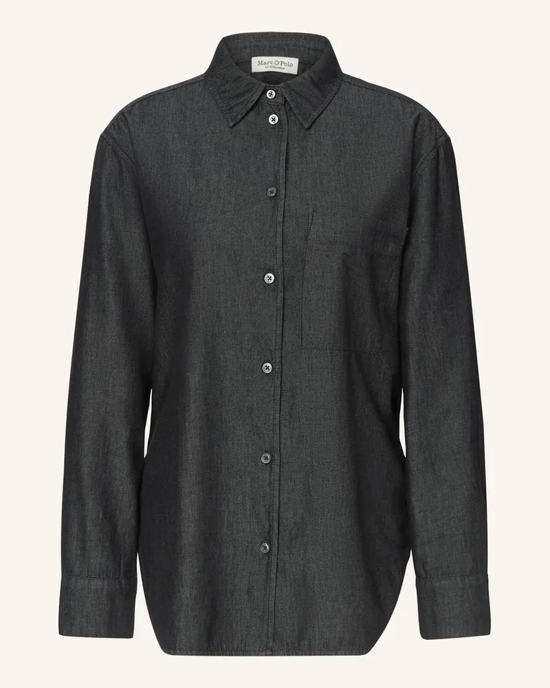 Marc O'Polo Bluse blau Dunkelblau