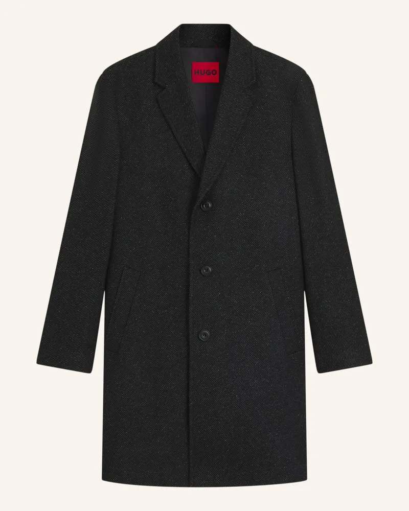 HUGO BOSS Casual Mantel MALTE2541 Regular Fit Schwarz