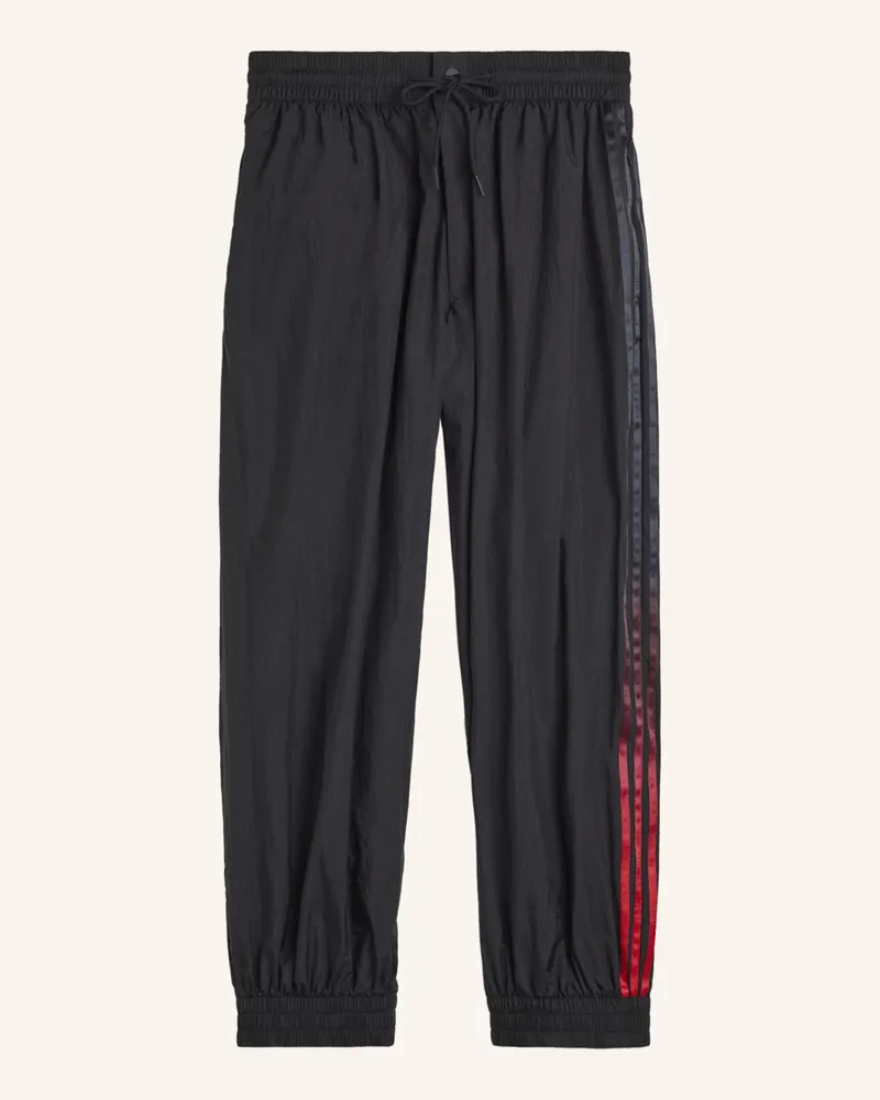 Y-3 Y-3 Nylon-Trainingshose 3-Streifen Mit Farbverlauf schwarz Schwarz