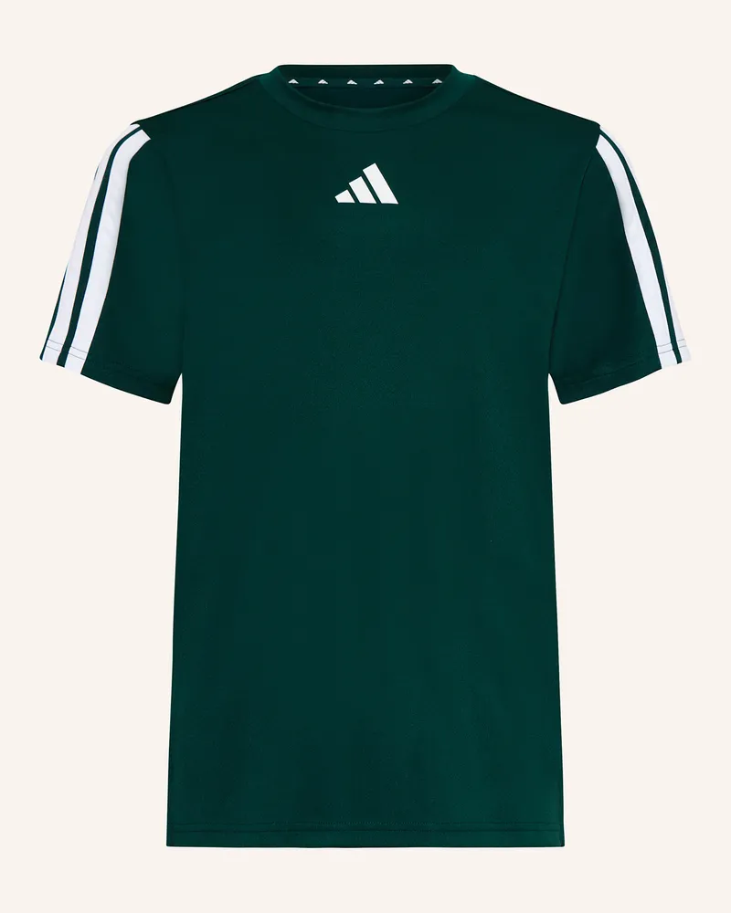 adidas T-Shirt TRAIN ESSENTIALS 3-STRIPES Petrol