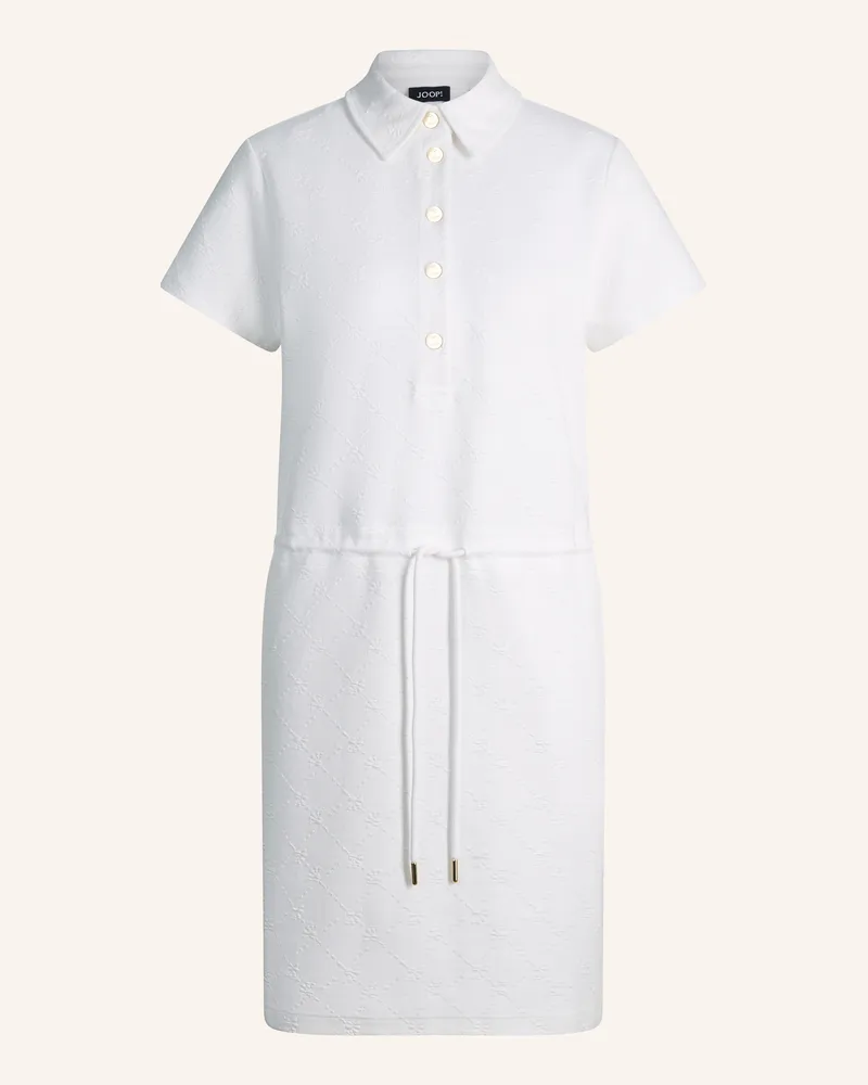 JOOP! Sweat-Polokleid Weiss