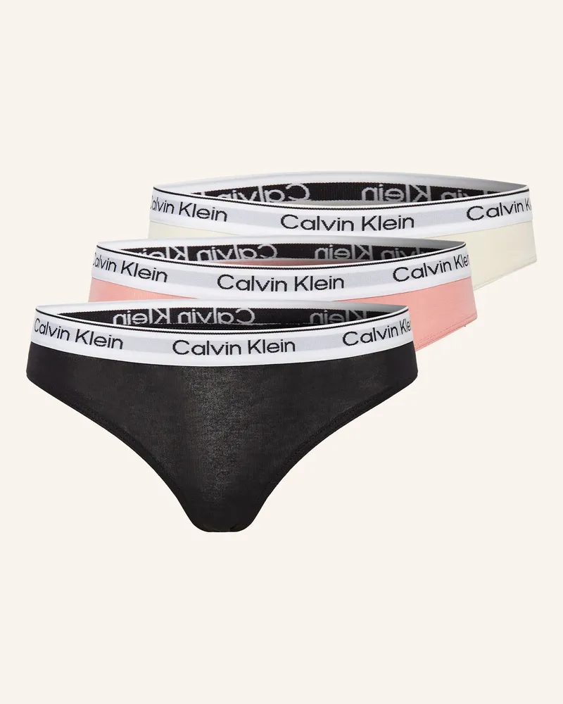 Calvin Klein 3er-Pack Slips ICON COTTON STRETCH Rosé