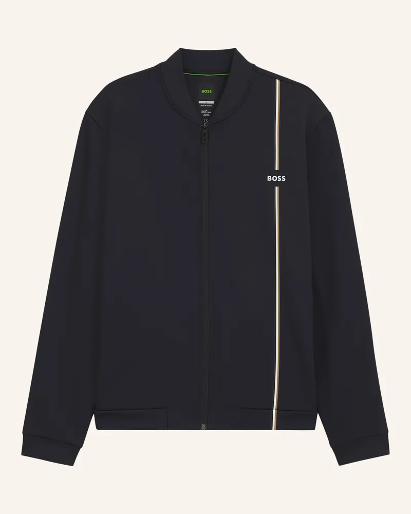 HUGO BOSS Sweatshirt Sw_Toc Game Fz Regular Fit blau Dunkelblau