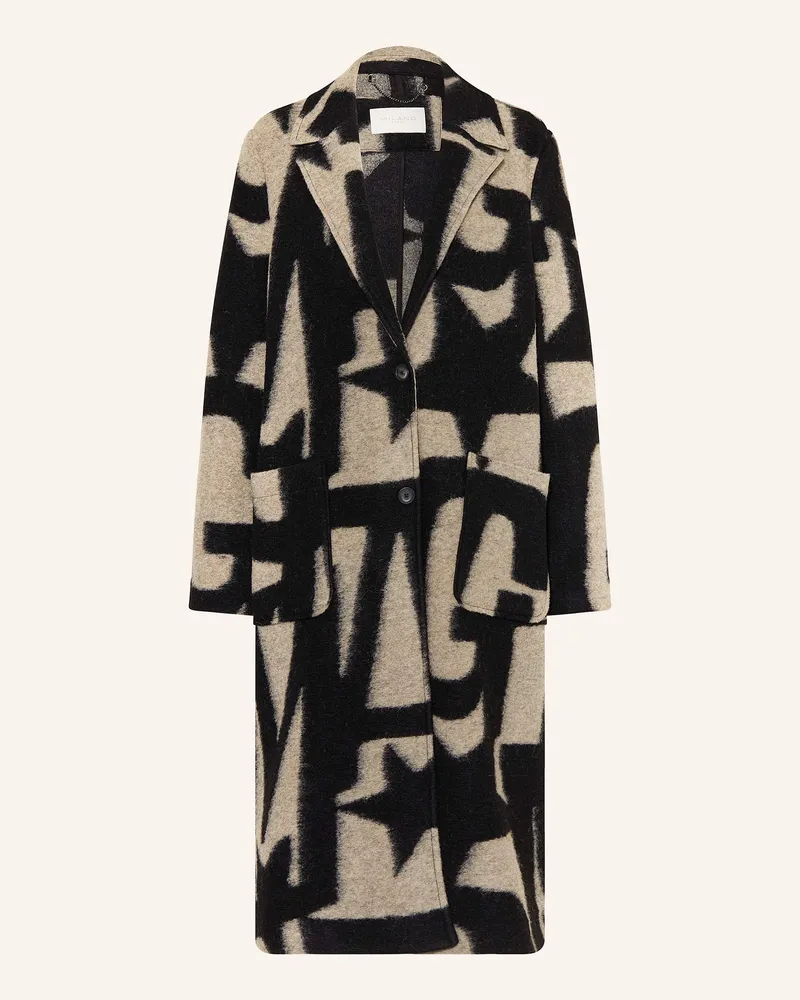 Milano Italy Mantel Schwarz