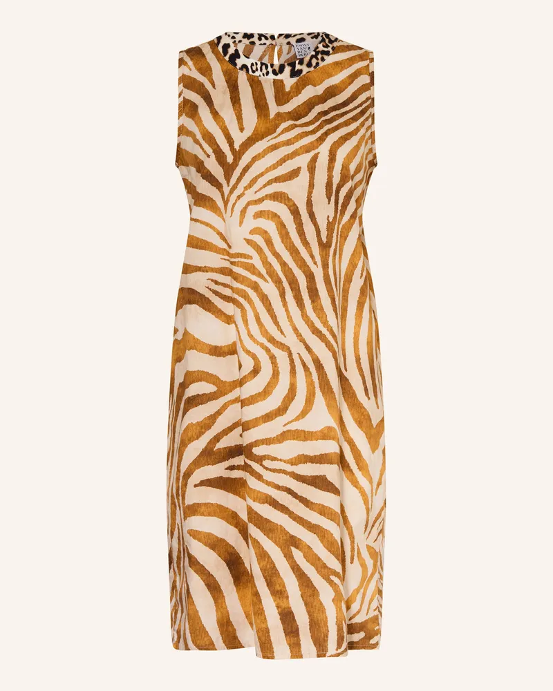Emily van den Bergh Kleid braun Cognac