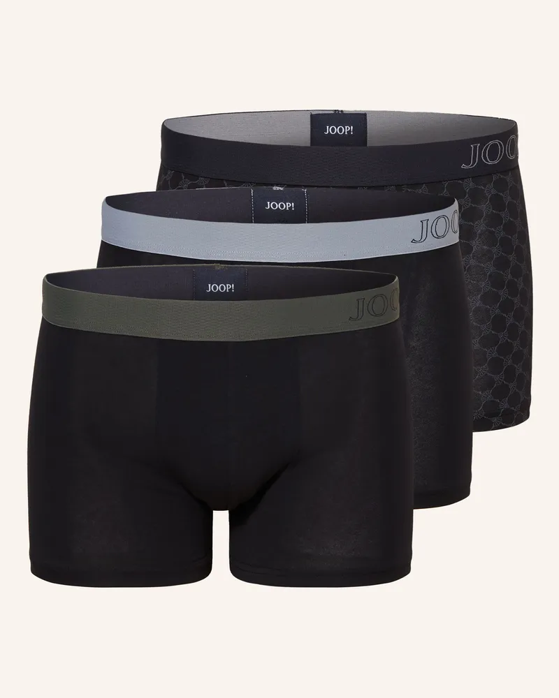 JOOP! 3er-Pack Boxershorts schwarz Schwarz