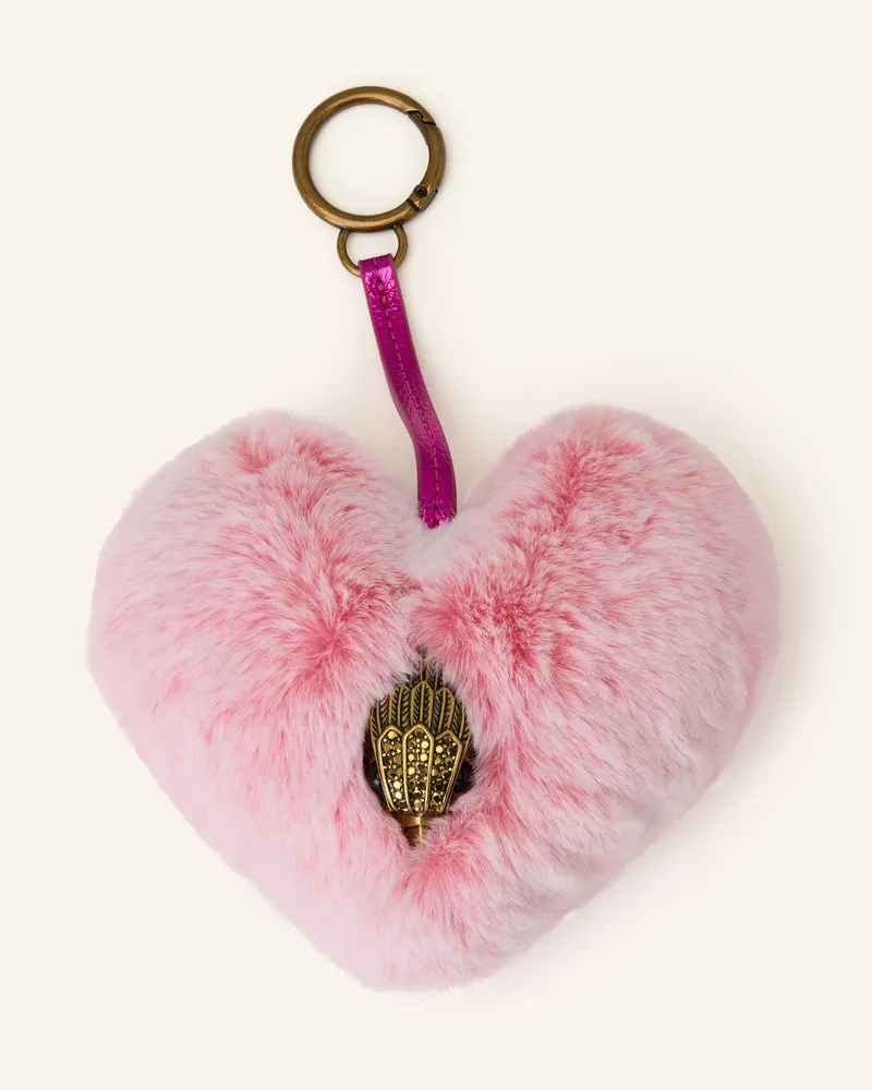 Kurt Geiger Taschenanhänger Heart rosa Rosa