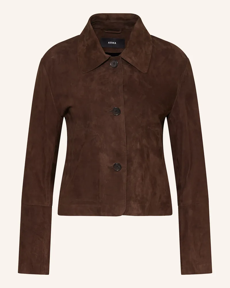 Arma Lederjacke EMY Dunkelbraun
