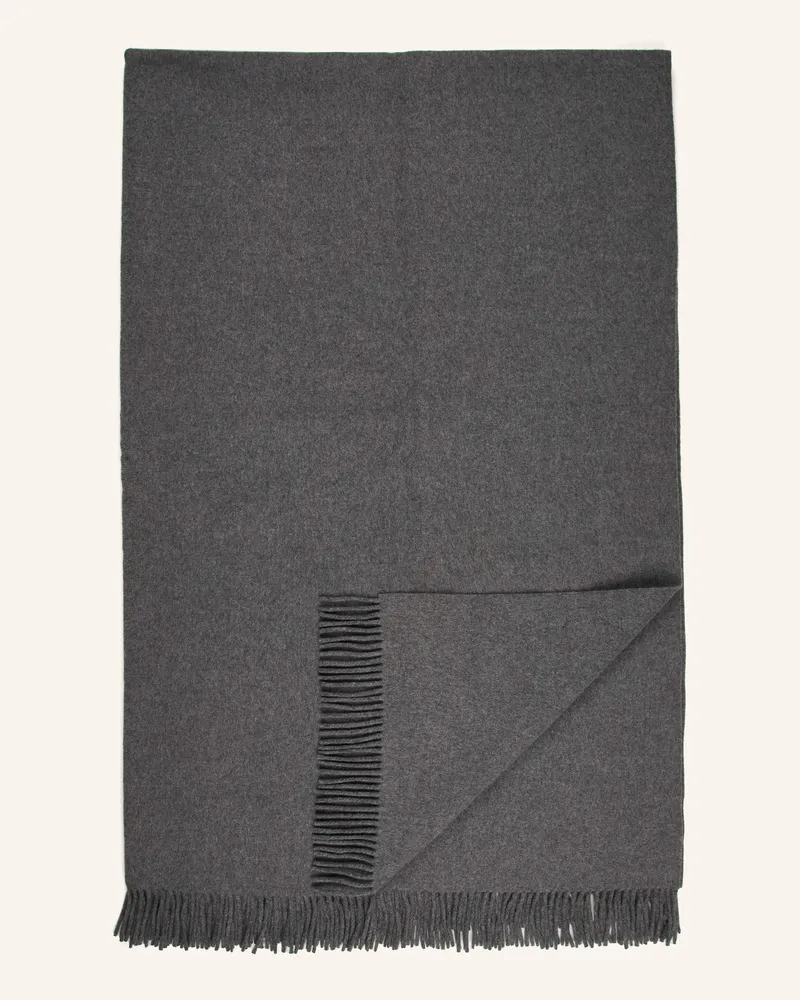 MAGNIBERG Plaid grau Dunkelgrau