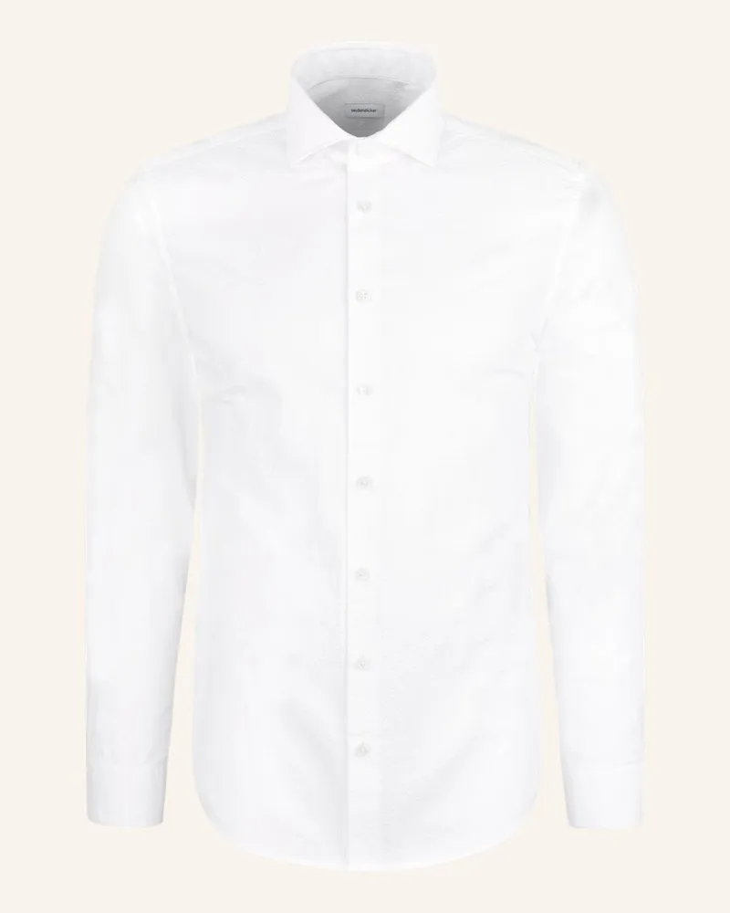 Seidensticker Casual Hemd Slim Fit weiss Weiss