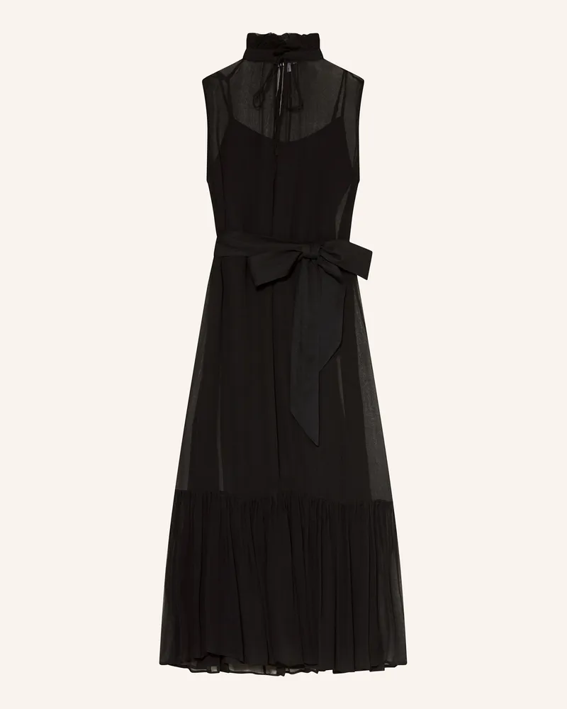 Mrs & HUGS Kleid Mit Rüschen schwarz Schwarz