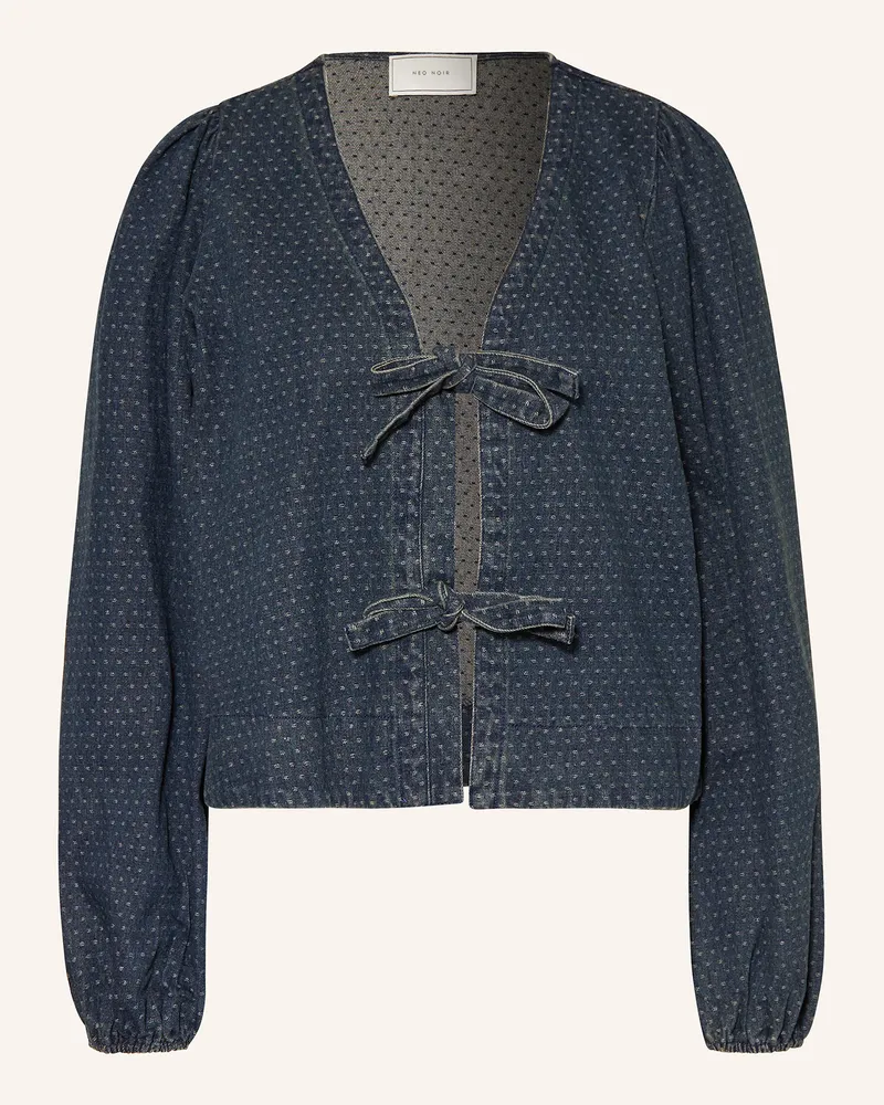 Neo Noir Jacke SILVI in Jeansoptik Dunkelblau