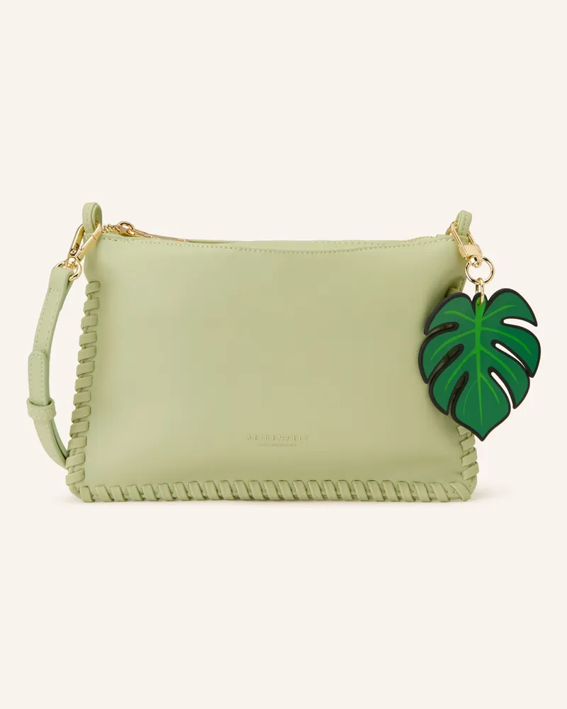 SEIDENFELT Schultertasche Liljendal gruen Hellgrün