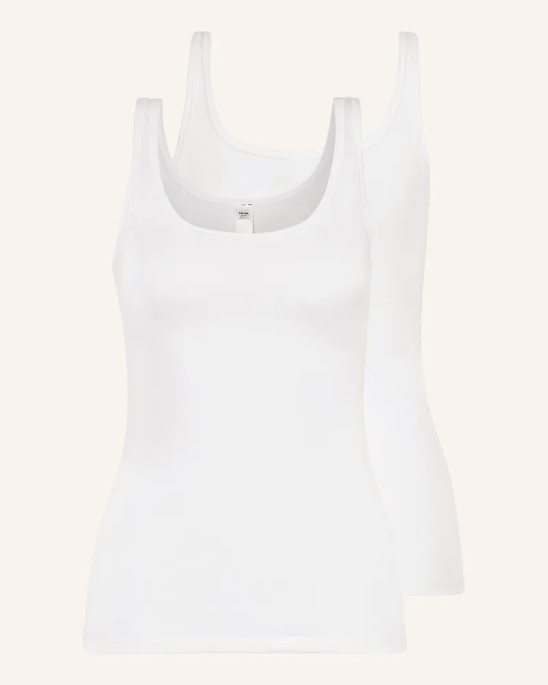 Calida 2er-Pack Top BENEFIT WOMEN Weiss