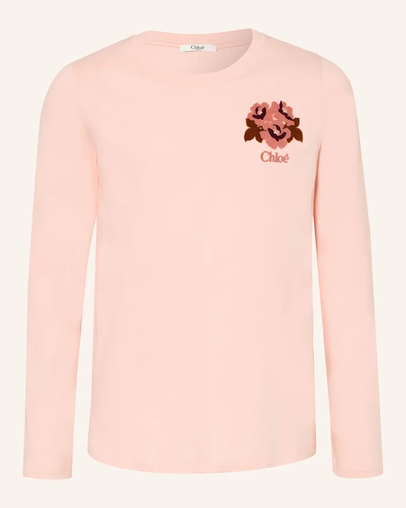 Chloé Longsleeve rosa Hellrosa