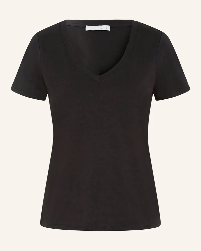 Oui  T-Shirt Schwarz