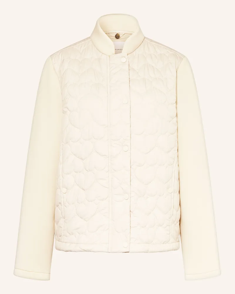 RINO & PELLE Steppjcke ANGELA im Materialmix Hellbraun