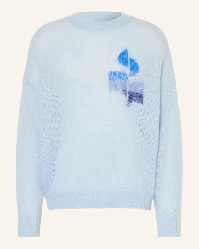 Isabel Marant Pullover Drany Mit Mohair blau Hellblau