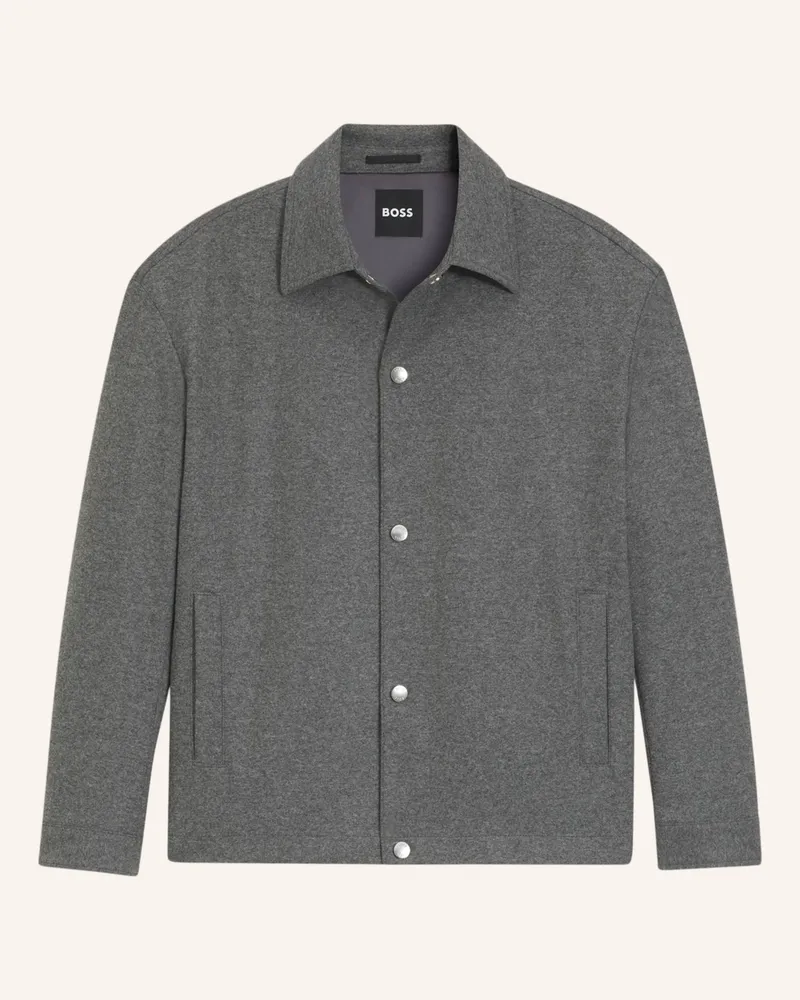 HUGO BOSS Blazer P-CRAIG-J-COACH-254 Relaxed Fit Grau