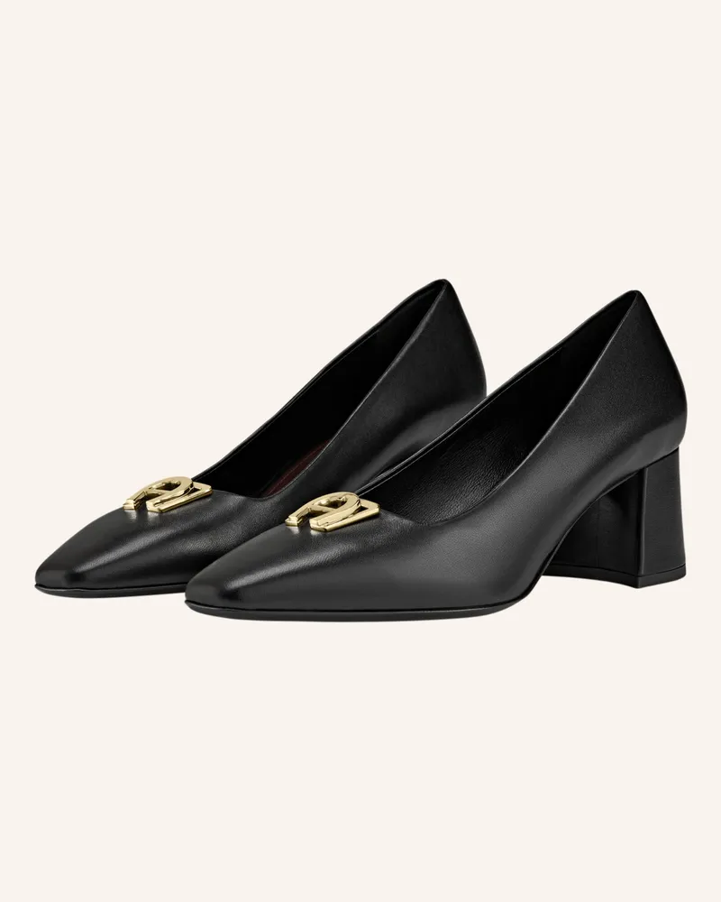 Aigner Block Heel Pumps Marylin 1a schwarz Schwarz
