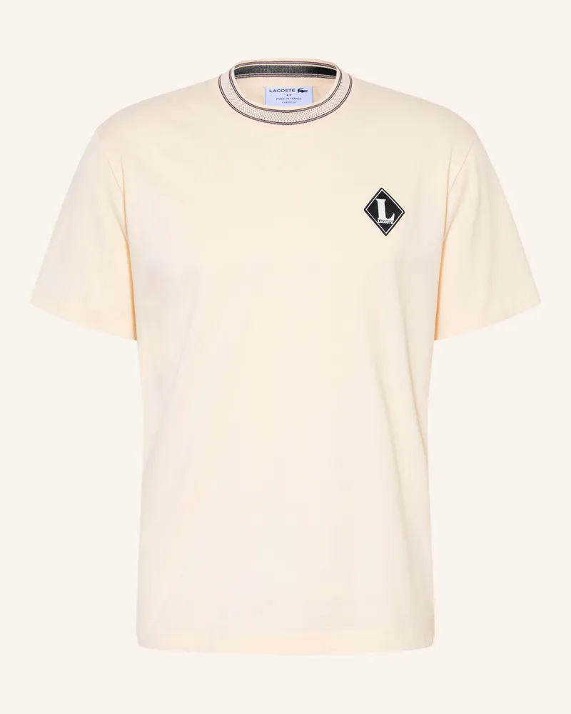 Lacoste T-Shirt weiss Ecru