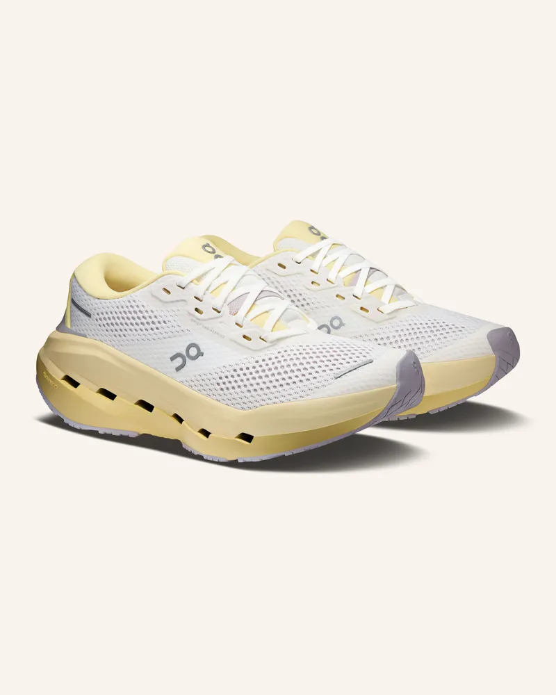 ON Laufschuhe Cloudrunner 3 Max beige Weiss