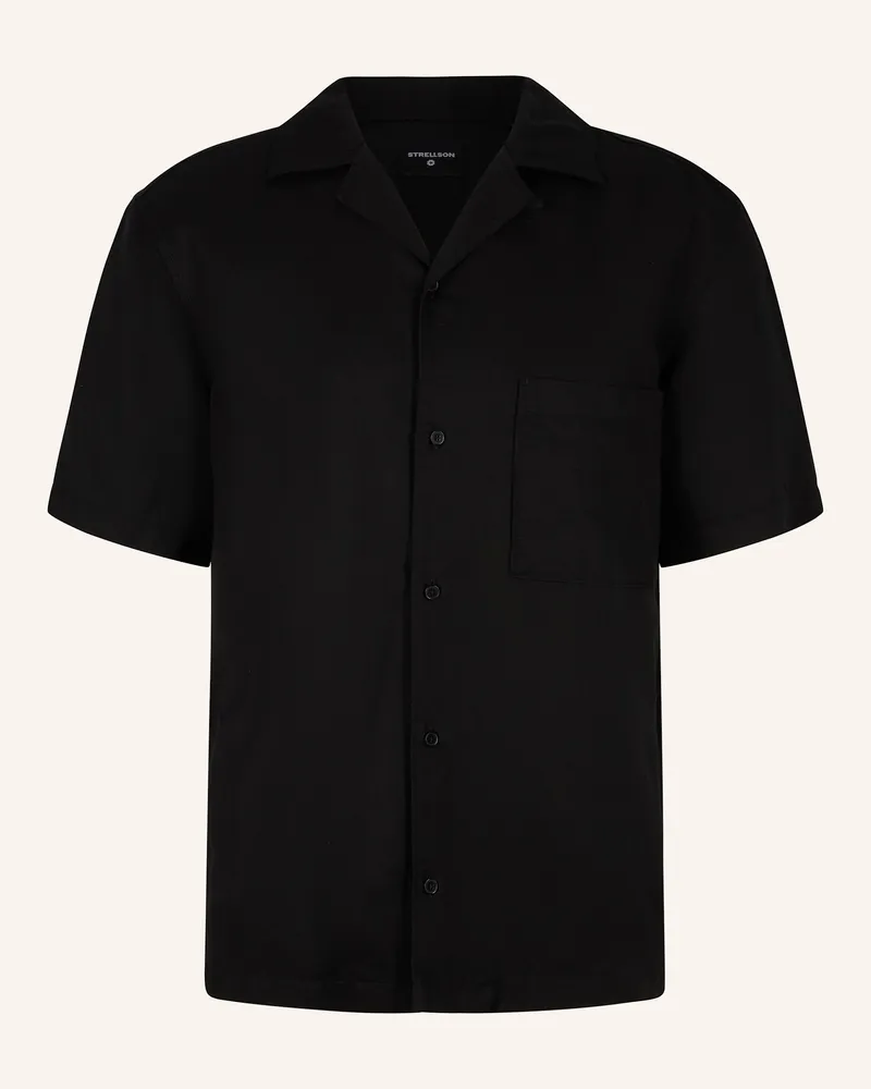 Strellson Hemd schwarz Schwarz