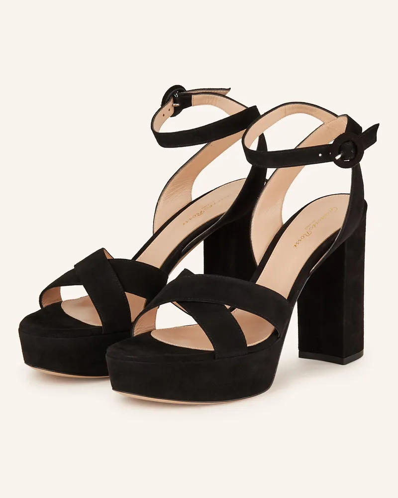 Gianvito Rossi Plateau-Sandaletten Sandal schwarz Schwarz