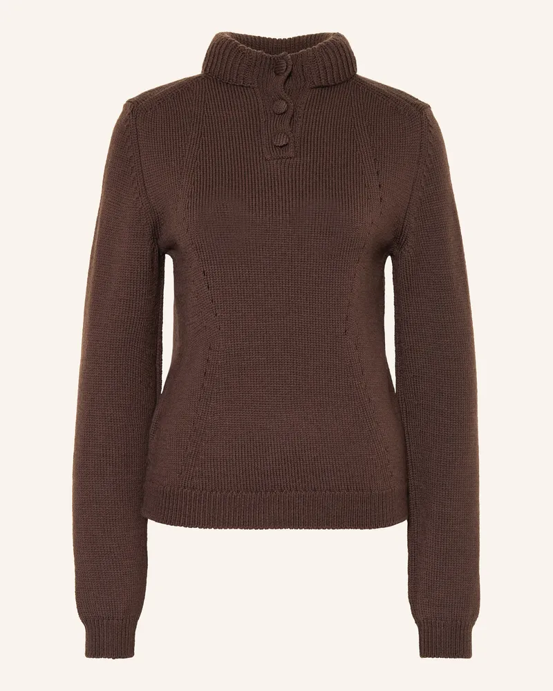ba&sh Rollkragenpullover LEDY Dunkelbraun