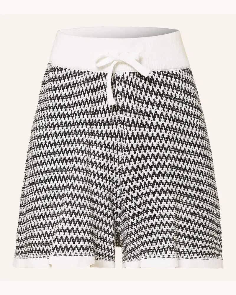 Varley Strickshorts Villiers schwarz Weiss