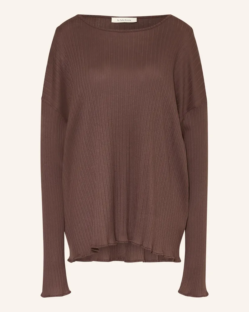 by Aylin Koenig Longsleeve Mil braun Dunkelbraun